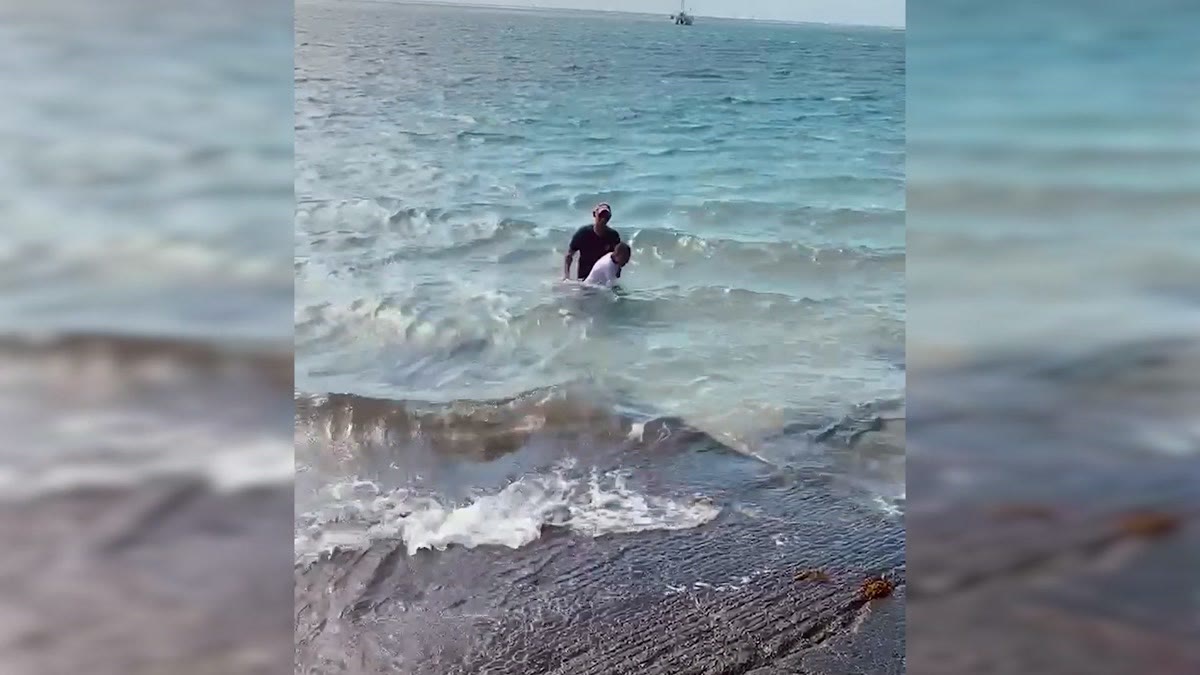 Baptism — rising from the water